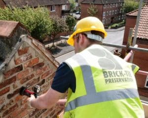 Testing cavity wall ties to BRE329 in Yorkshire