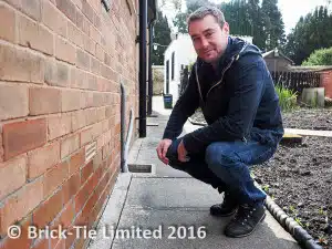 Danny checking air-bricks