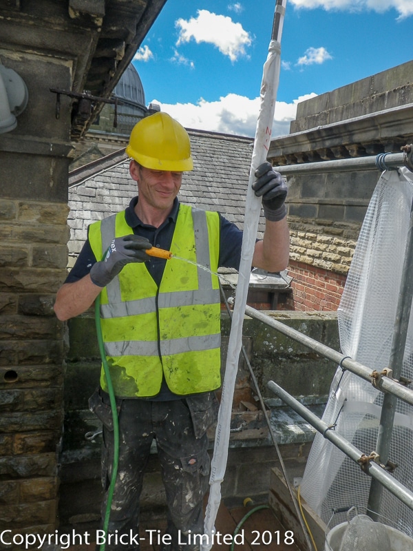 Canopy anchors for Harrogate Baths