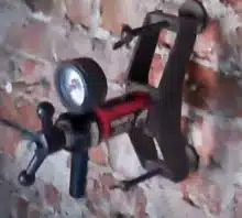 A cintec wall tie test in progress